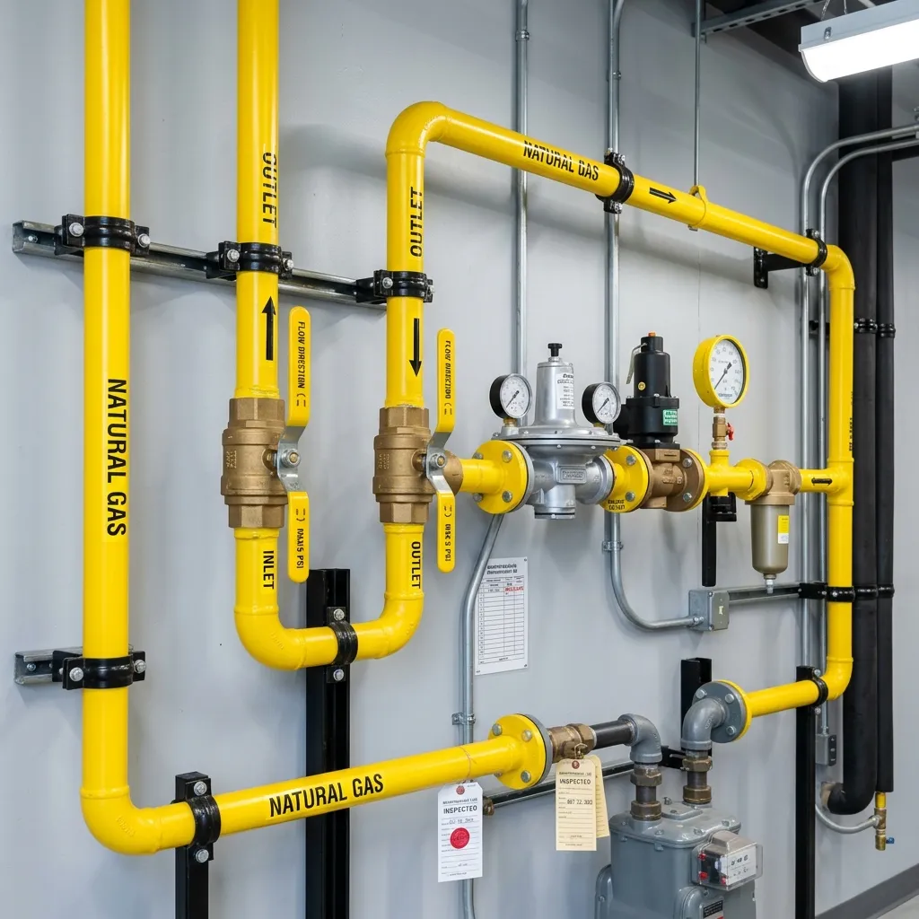 Gas Line Services Plumber in Flat, TX